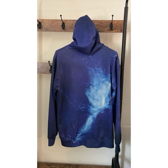 Men’s Size Small Hoodie‎ with Galaxy Print - Picture 2 of 3
